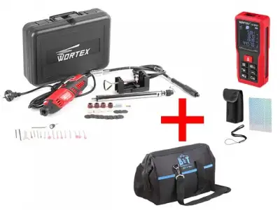 Дальномер лазерный WORTEX LR 8001 в кор.+MG3218E11411 Гравер+АКЦИЯ сумка в подарок (В ПОДАРОК к комплекту сумка для инструмента B&T BA 1101) наличный и безналичный расчет