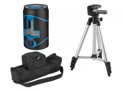 Нивелир лазерный BULL LL 2201 со штативом в кор. (проекция: 2 плоскости 120°,120°, до 30 м, +/- 0.3 мм/м, резьба 1/4