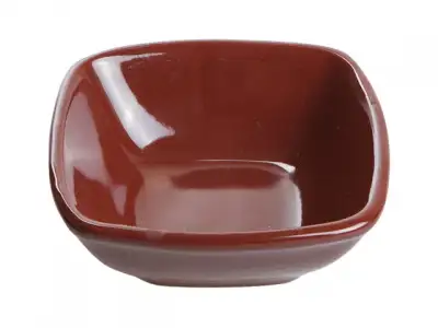 Салатник керамический, 120 мм, квадратный, серия Анкара, шоколад, PERFECTO LINEA (Супер цена!) наличный и безналичный расчет
