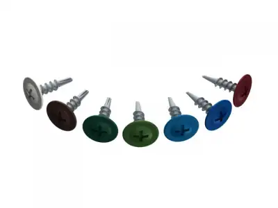 Саморез 4.2х16 мм с прессшайбой, цинк, со сверлом, RAL 5002 (400 шт в карт. уп.) STARFIX (цвет ультрамариново-синий) наличный и безналичный расчет