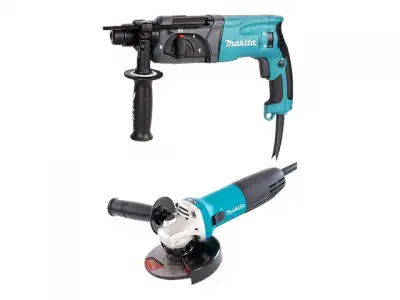 Набор электроинструмента MAKITA DK 0120 в кор. (2 пр.) (HR2470, GA5030) наличный и безналичный расчет