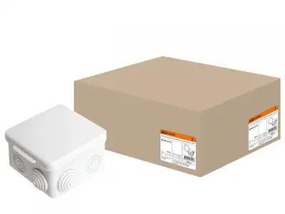 Коробка распред.с крышкой 80х80х50мм IP54, 7вх. TDM (пылебрызгозащищенная) наличный и безналичный расчет