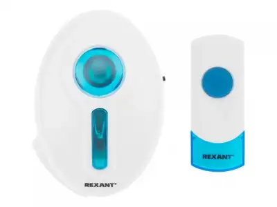 Звонок дверной беспроводной 220 В кнопка IP44 RX-6 REXANT наличный и безналичный расчет
