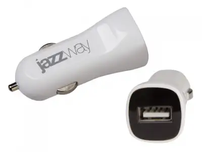 Блок питания iP-1000USB автомобильный JAZZway (Автомобильная зарядка  для телефона  на 1 USB) наличный и безналичный расчет