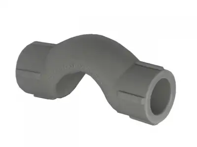 Обвод ПП с муфтой, короткий d25, сер. РТП (РосТурПласт) наличный и безналичный расчет