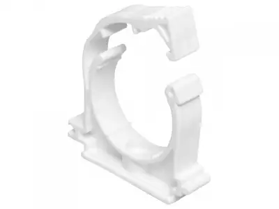 Клипса (опора) ПП c фиксатором 25мм, бел. РТП (РосТурПласт) наличный и безналичный расчет