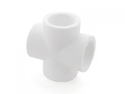 Крестовина ПП 40 PN25, бел. РТП (РосТурПласт) наличный и безналичный расчет