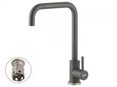 Смеситель для кухни (SUS 304) D35 серый AVZAR4-B304GR AV Engineering наличный и безналичный расчет