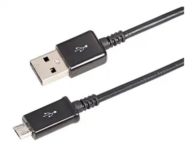 USB кабель microUSB 1 м длинный штекер черный REXANT наличный и безналичный расчет