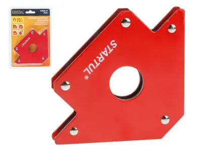 Угольник магнитный для сварки 23кг STARTUL PROFI (ST8500-23) (струбцина магнитная) наличный и безналичный расчет