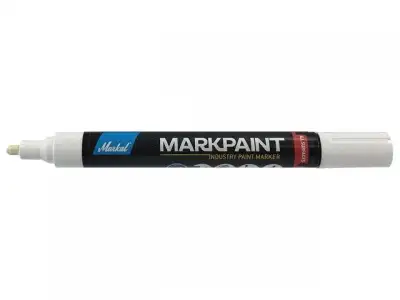 Маркер промышл. перманентный на основе жидк. краски MARKAL MARKPAINT БЕЛЫЙ (Толщина линии 2 мм. Цвет белый) наличный и безналичный расчет