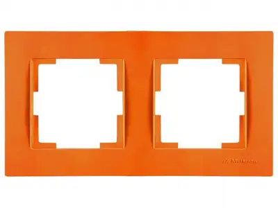 Рамка 2-ая горизонтальная оранжевая, RITA, MUTLUSAN наличный и безналичный расчет
