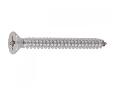 Саморез 5.5х38 мм потай головка, острый, нерж.сталь (А2), DIN 7982 (10 шт в зип-локе) STARFIX наличный и безналичный расчет