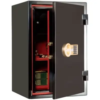 Эксклюзивный сейф Valberg Гарант-67T.EL Gold (черный) наличный и безналичный расчет