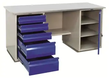 Верстак двухтумбовый WD-1+WD-5 без экрана L=160 наличный и безналичный расчет