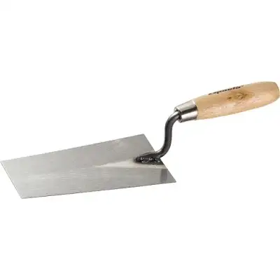 Кельма отделочника стальная, 200 мм, деревянная ручка Sparta наличный и безналичный расчет