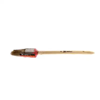 Кисть круглая № 4 (25 мм), натуральная щетина, деревянная ручка MTX наличный и безналичный расчет