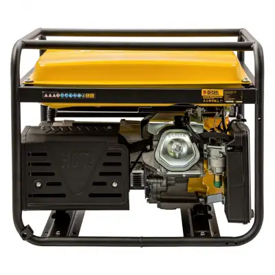 Генератор бензиновый GE 7900, 6.5 кВт, 220 В/50 Гц, 25 л, ручной пуск Denzel наличный и безналичный расчет