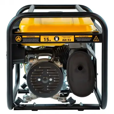 Генератор бензиновый PS 25, 2.5 кВт, 230 В, 15 л, ручной стартер Denzel наличный и безналичный расчет