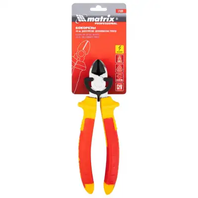 Бокорезы Insulated, 180 мм, двухкомпонентные рукоятки Matrix Professional наличный и безналичный расчет