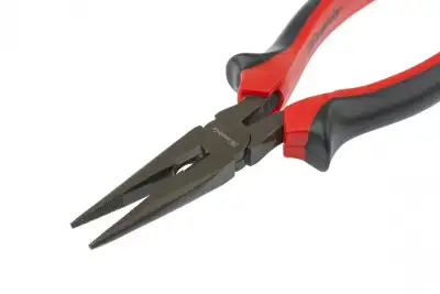 Длинногубцы прямые Black Nickel, 200 мм, двухкомпонентные рукоятки Matrix наличный и безналичный расчет