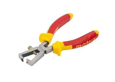 Клещи для снятия изоляции Insulated, 160 мм, двухкомпонентные рукоятки Matrix Professional наличный и безналичный расчет
