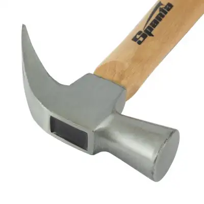 Молоток-гвоздодер, 650 г, боек 32 мм, деревянная рукоятка Sparta наличный и безналичный расчет