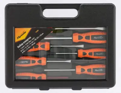 Набор отверток, биты, двухкомпонентные рукоятки, 21 предмет Sparta наличный и безналичный расчет