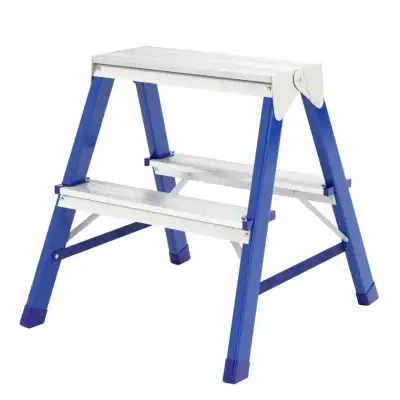 Стремянка двусторонняя 2 ступени, стальная, Россия, Сибртех наличный и безналичный расчет