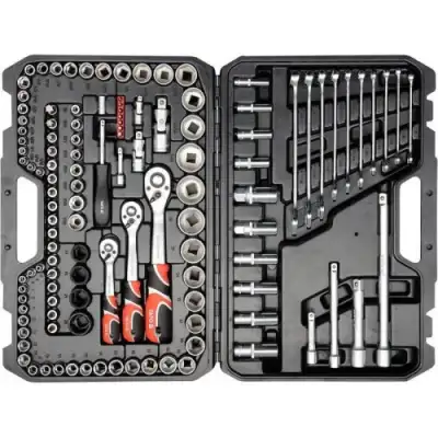 Набор инструмента 1/2", 3/8", 1/4" (120пр.) CrV "Yato" наличный и безналичный расчет