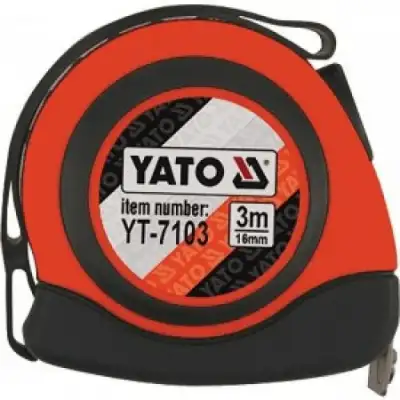 Рулетка с магнитом  3мх16мм "Yato" наличный и безналичный расчет