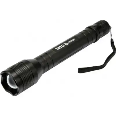 Фонарик 254х46мм (10W, 1000lm, 6V, 4хC/R14, IPX4, zoom) "Yato" наличный и безналичный расчет