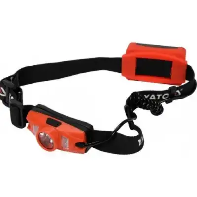 Фонарик налобный CREE XTE (500lm, 70м., 3хAAA, IP44, 6 режимов работы) "Yato" наличный и безналичный расчет