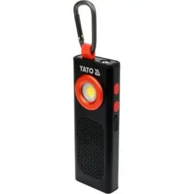 Фонарик светодиодный (5W, 500lm, 3.7V, 2000mAh, USB, IP54, IK07) "Yato" наличный и безналичный расчет