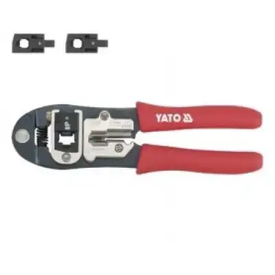 Пресс-клещи для обжима и зачистки кабеля (RJ45, RJ11, RJ12, RJ22) "Yato" наличный и безналичный расчет
