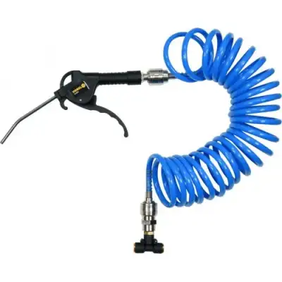 Пневмопистолет для продувки в наборе со шлангом 5м и коннекторами "Vorel" наличный и безналичный расчет