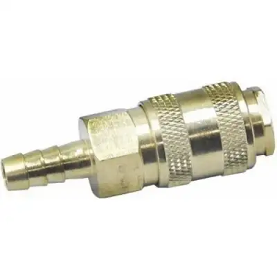 Быстросъёмное соединение с клапаном "ёлочка"  6мм (латунь) "H-D" наличный и безналичный расчет