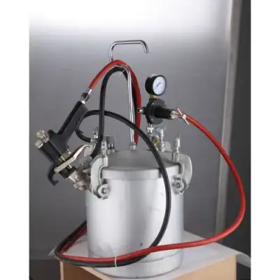 Красконагнетательный бак 10л. с краскопультом 1.8мм и шлангом "H-D" наличный и безналичный расчет