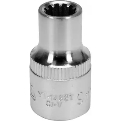 Головка торцевая spline 1/2" 6гр.  9мм L38мм CrV на держателе "Yato" наличный и безналичный расчет