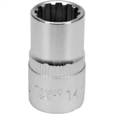 Головка торцевая spline 1/2" 6гр. 14мм L38мм CrV на держателе "Yato" наличный и безналичный расчет
