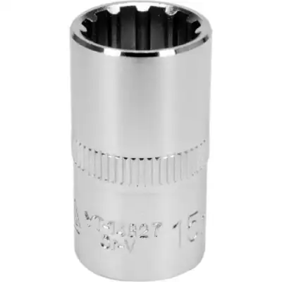 Головка торцевая spline 1/2" 6гр. 15мм L38мм CrV на держателе "Yato" наличный и безналичный расчет