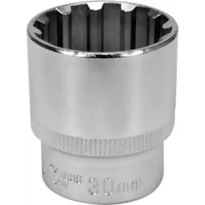 Головка торцевая spline 1/2" 6гр. 30мм L42мм CrV на держателе "Yato" наличный и безналичный расчет
