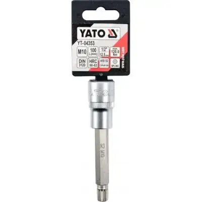 Головка 1/2"- вставка M10 L100мм "Yato" наличный и безналичный расчет
