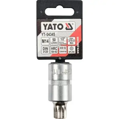 Головка 1/2"- вставка  M14 L55мм "Yato" наличный и безналичный расчет