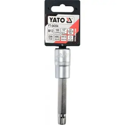 Головка 1/2"- вставка M12 L100мм "Yato" наличный и безналичный расчет