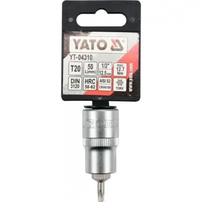 Головка 1/2" - вставка T20 L55мм "Yato" наличный и безналичный расчет