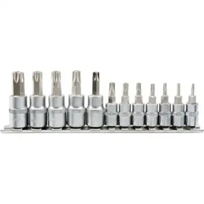 Головки-вставки набор 1/4" и 3/8" TORX Tamperproof (12шт) CrV "Yato" наличный и безналичный расчет
