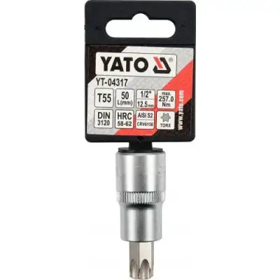 Головка 1/2" - вставка T55 L55мм "Yato" наличный и безналичный расчет