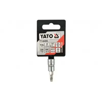 Головка  1/4" - вставка Т25 L37мм "Yato" наличный и безналичный расчет