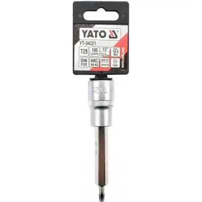 Головка 1/2" - вставка  T25 L100мм "Yato" наличный и безналичный расчет